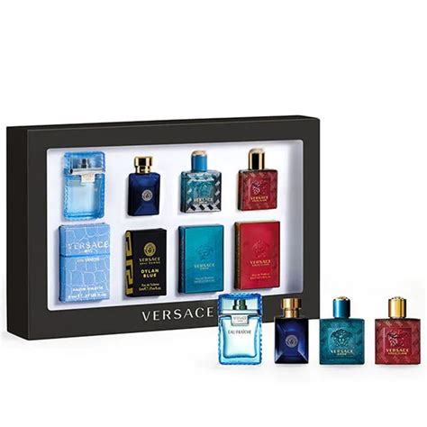 versace cologne gift set men|versace men's cologne sampler set.